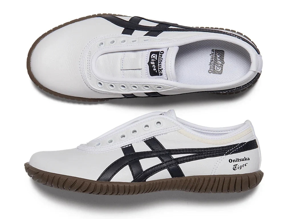 Onitsuka Tiger TSUNAHIKI SLIP-ON 1183C529 101 WHITE BLACK