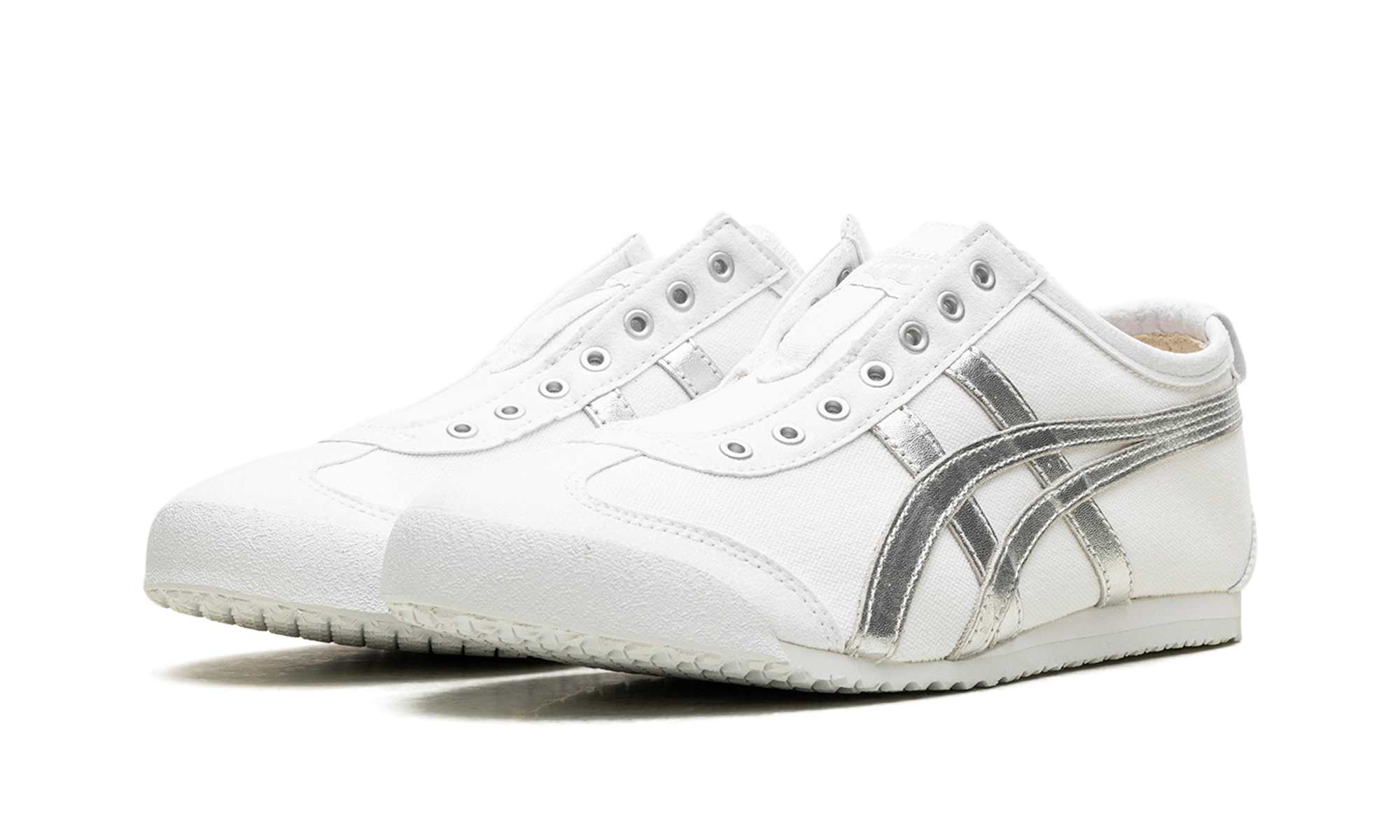 Onitsuka-tiger|mexico-66-slip-on-white-pure-silver-132384
